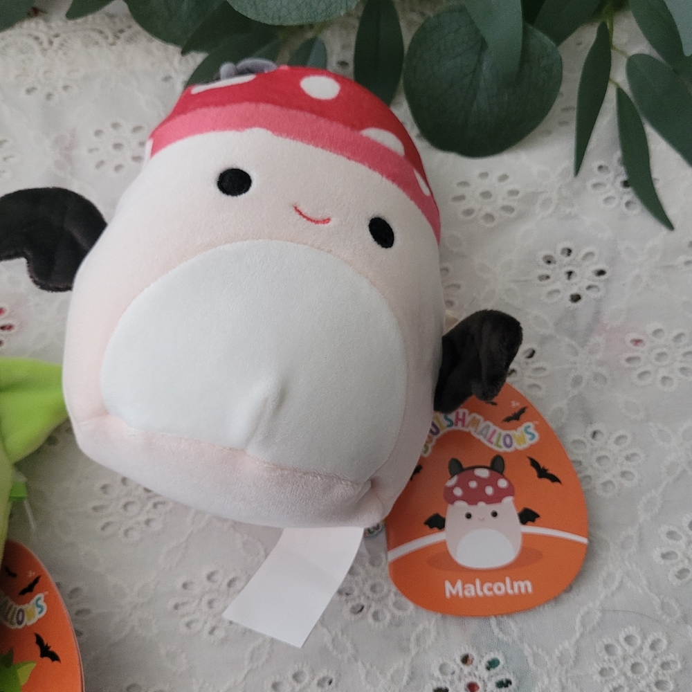 Squishmallows Green and Pink Stuffed Animals Set - Picture 3 of 7